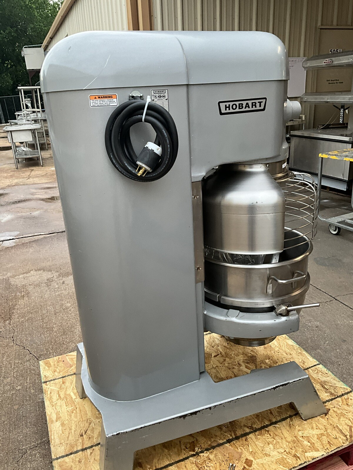 Hobart 60qt Dough mixer H600T Pizza Bakery Donut Pastry Shop bowl guard Hook A+