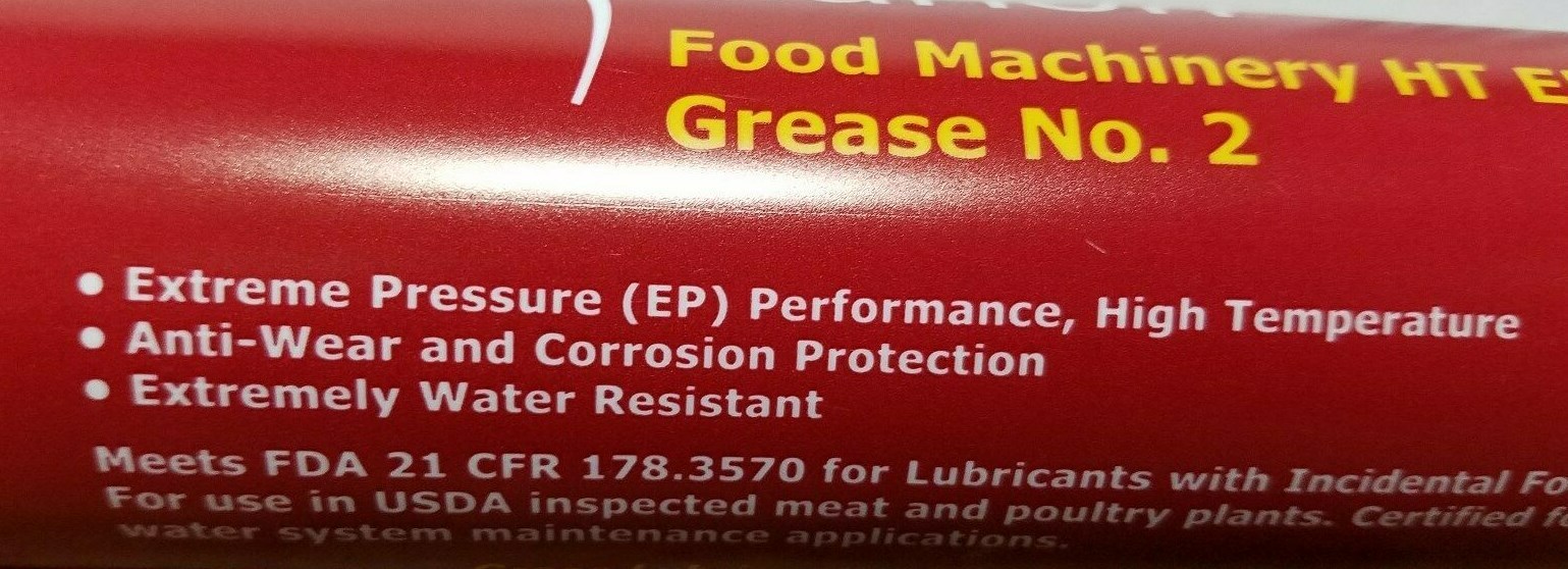 10 Pack Clarion Food Machinery HT EP Grease #2; (10) 14oz tubes