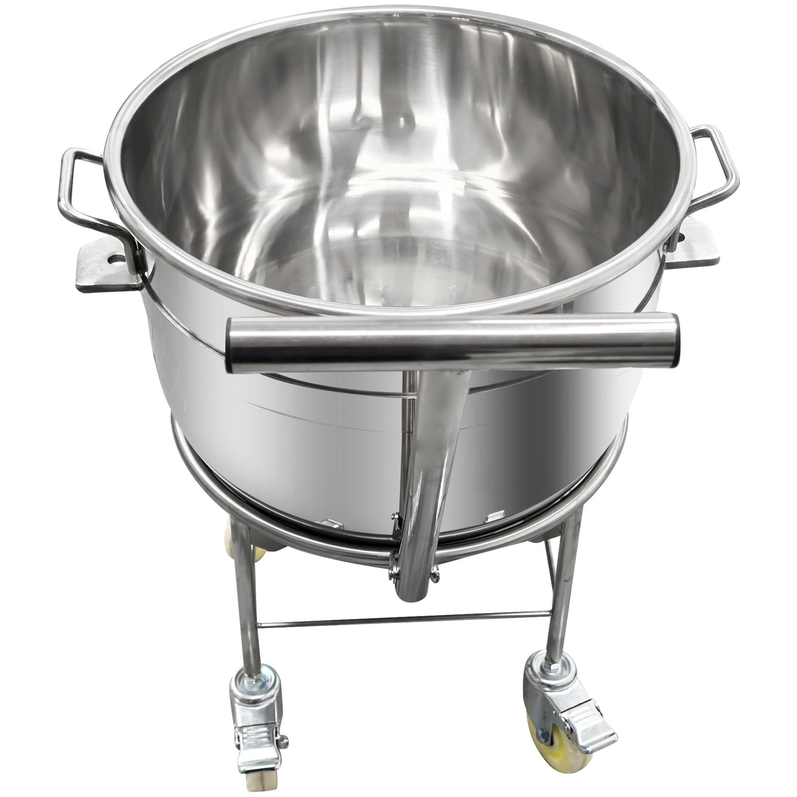 60L Commercial Stand Mixer 220V 3-Phase 3Speed Heavy Duty Dough Mixer w/ Trolley