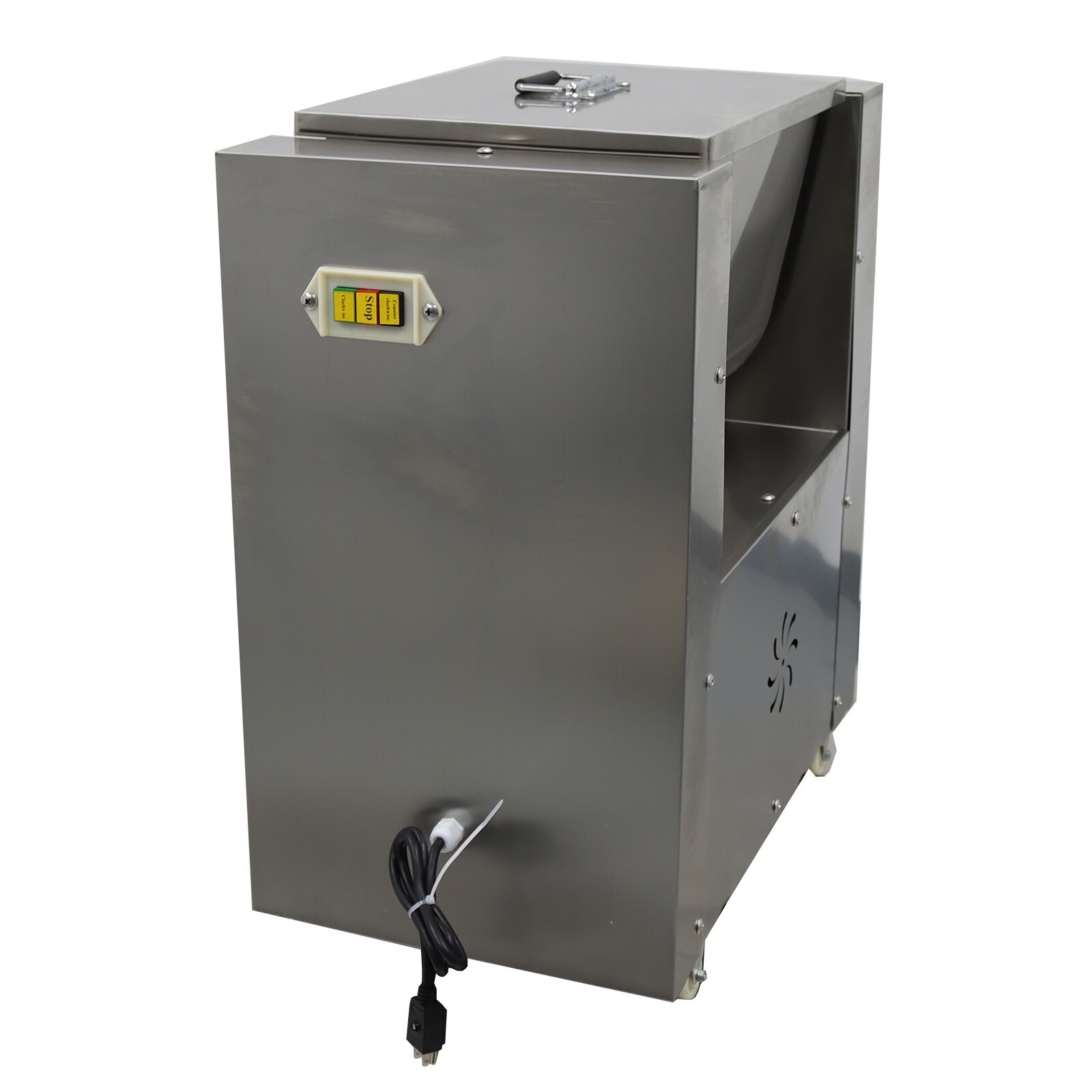 30L Capacity Electric Meat Vegetable Mixer BlenderTilt Tank Stainless Steel70RPM
