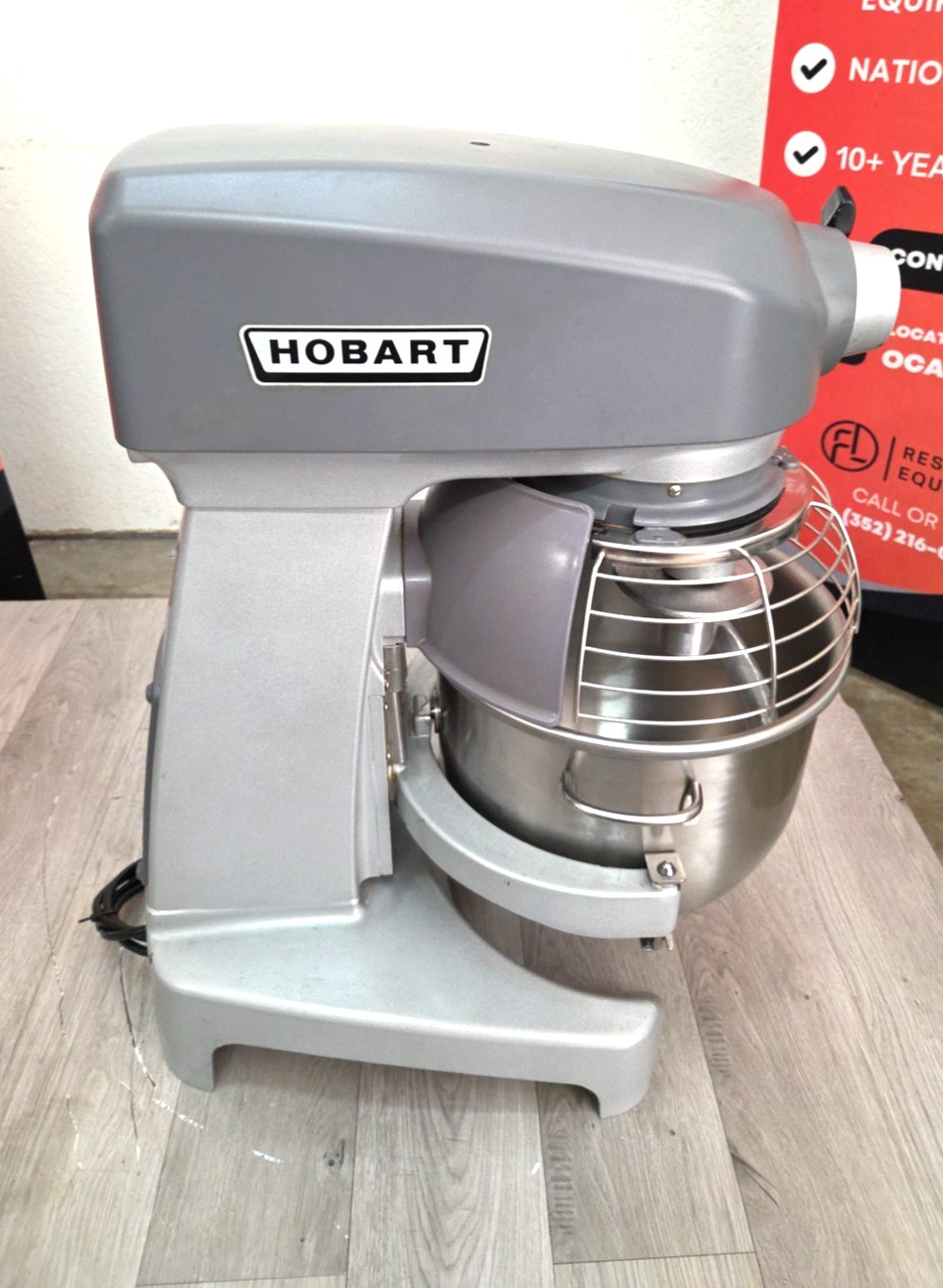 HL200 HOBART 20 Quart Mixer With NEW HOOK and BOWL – 1PH – Watch Running Video!