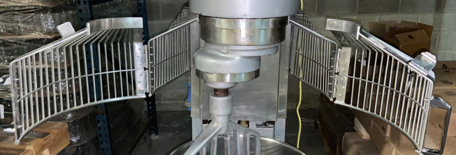 Hobart V1401 Industrial Mixer, 140qt – Mixing Bowl, Guard & Flat Beater Included