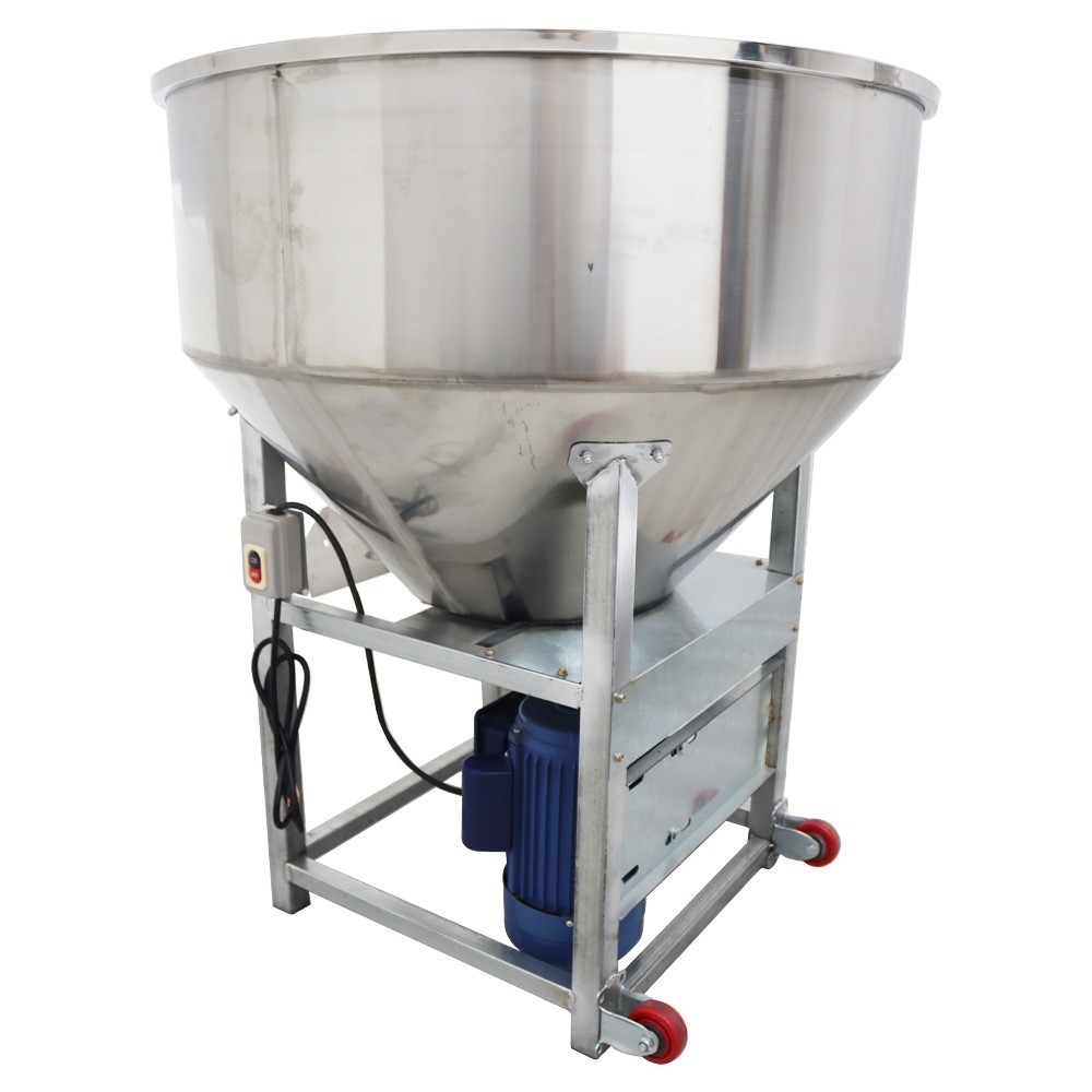 220V 440Lbs Stainless Feed Mixer 1440RPM Industry&Farm Use Pellets Mixer Blender