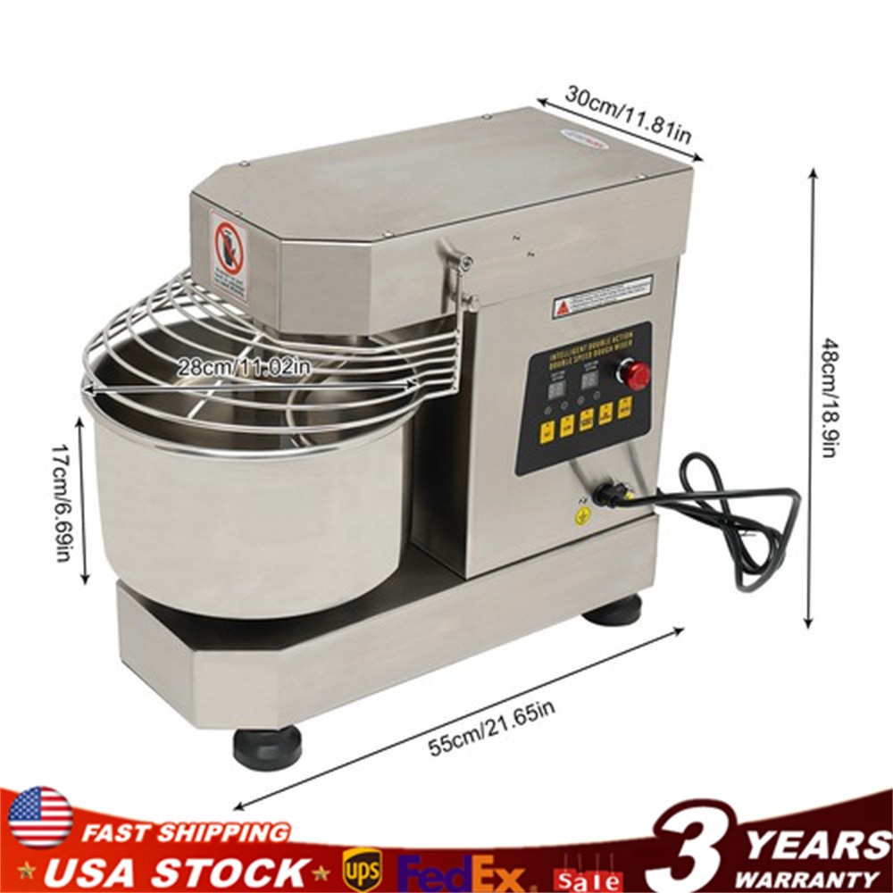 Commercial Spiral Dough Mixer Machine Dough Kneading Mixer for Pizza Bakery