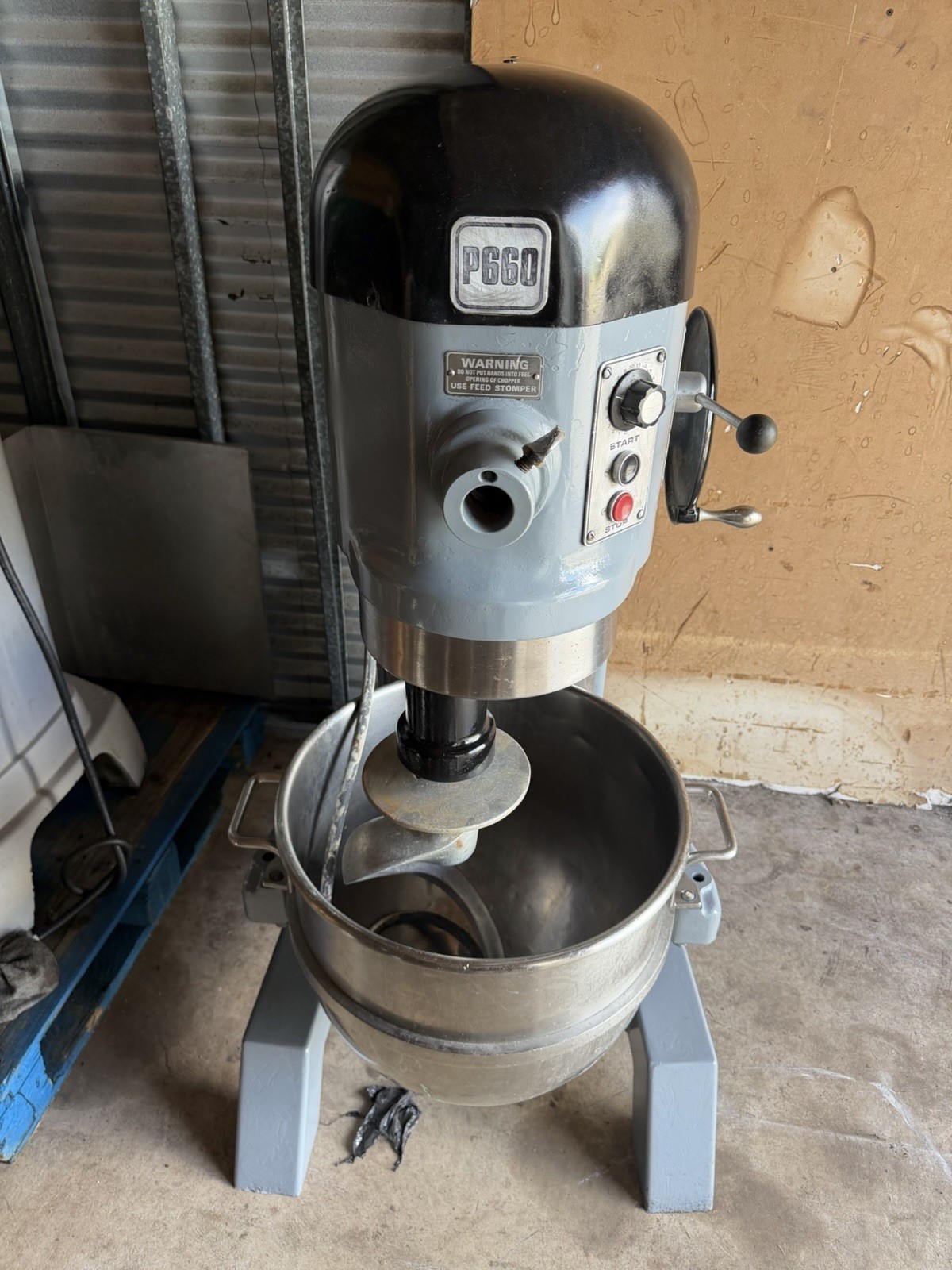 Hobart Mixer P660 208v 3 Phase 2.5 Hp Pizza Dough Mixer 30day Warranty