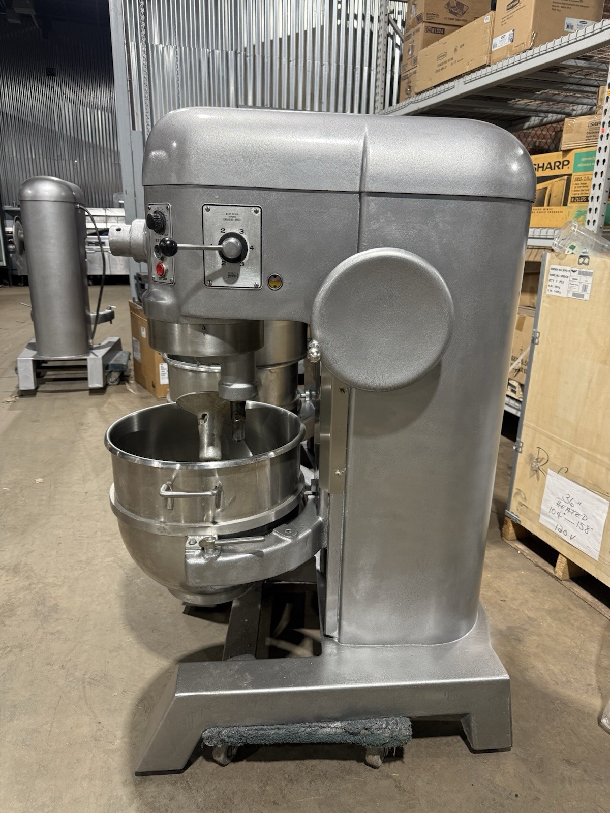 Hobart H-600T Commercial Pizza Dough Mixer 60QT 3PH 1.5HP 200V
