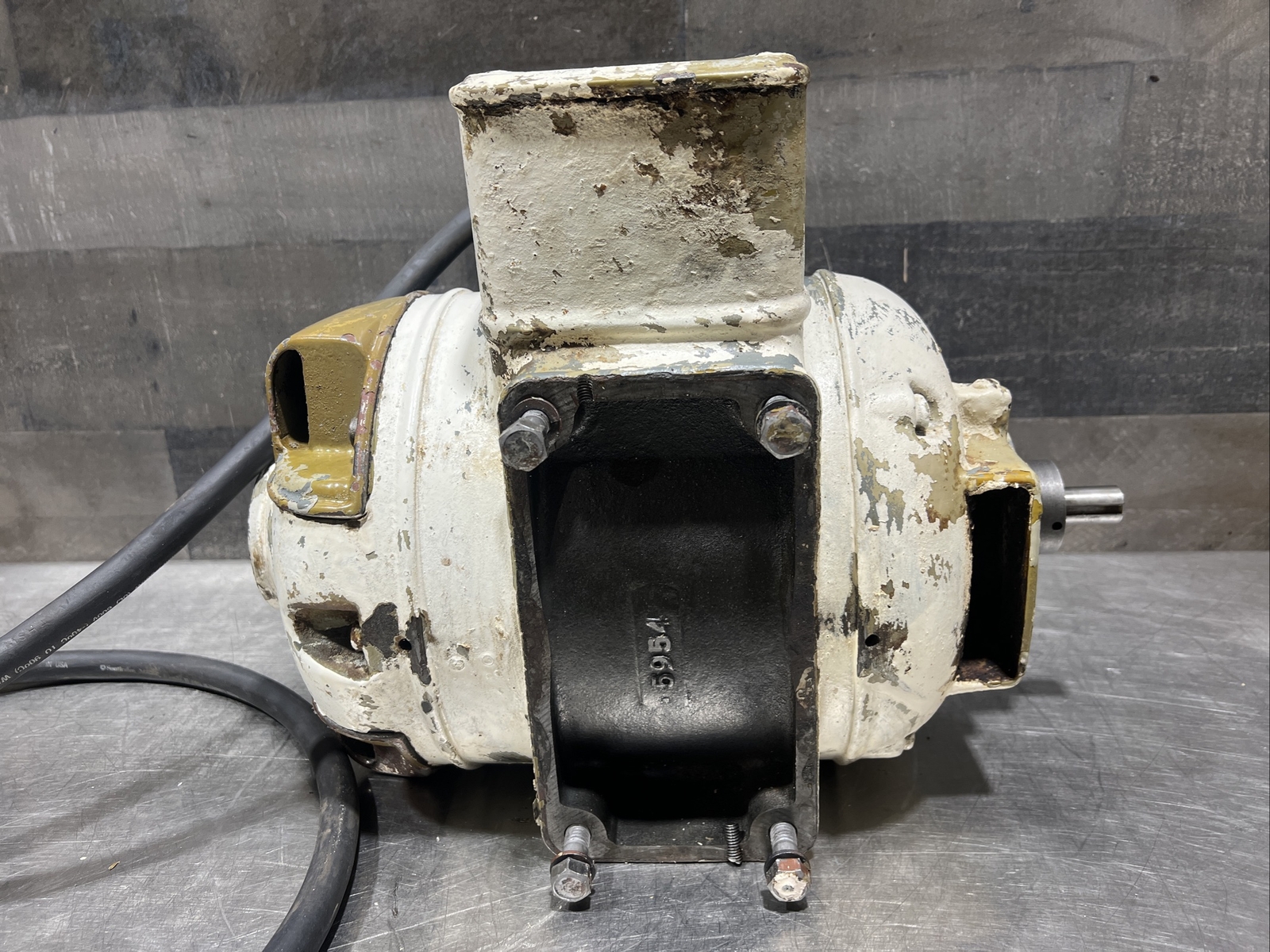 Genuine Vintage Hobart S-601 60 Qt Dough Mixer Motor. 3 Ph 1 HP 208V 1725 RPM