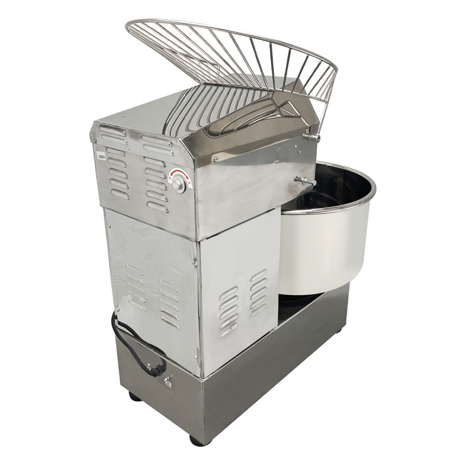 40L Double Speed Double Action Dough Mixer 110V Spiral Flour Mixing Machine