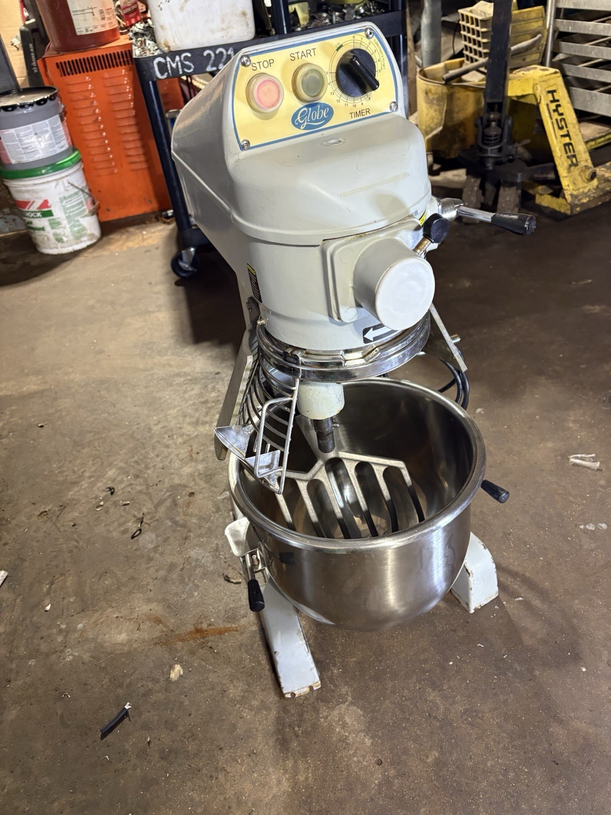 Globe SP20 mixer w/ Bowl guard, Stainless Bowl, and Beater