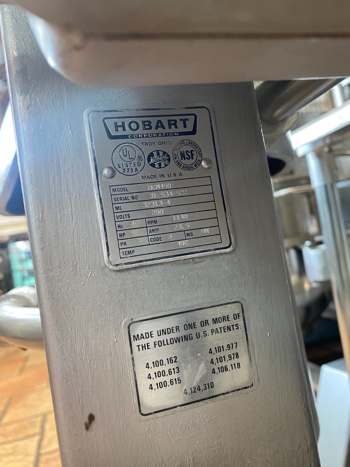HOBART HCM 450 Mixer