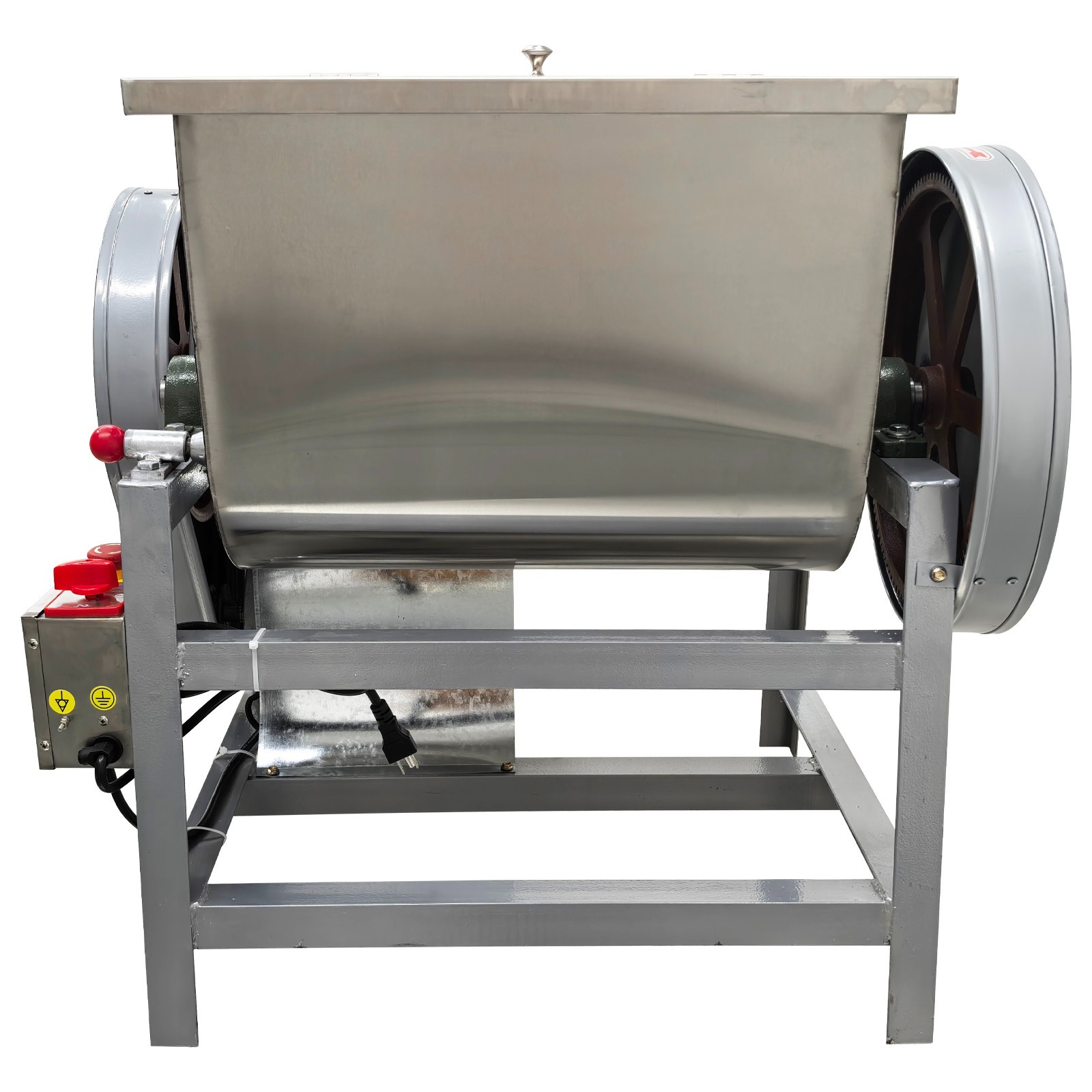 15kg Commercial Dough Mixer 110V Electric Dough Kneading Machine 90° Tilt Barrel