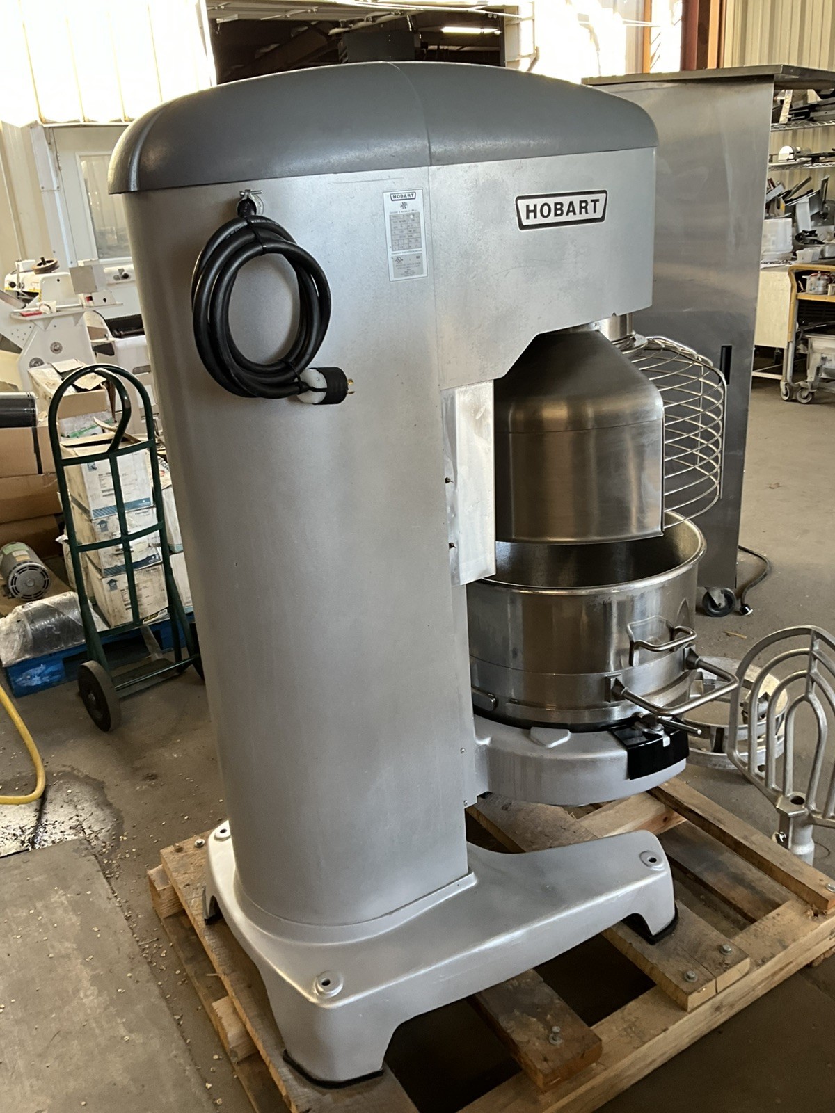 Hobart Legacy 140qt Dough mixer HL1400N Pizza Bakery Donut Pastry bowl guard E