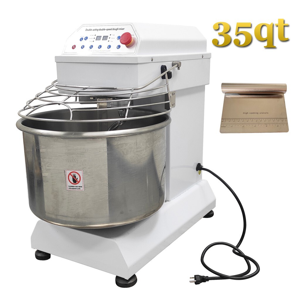 40L/ 35qt Commercial dough mixer double-acting 2-speed Digital Speed Control
