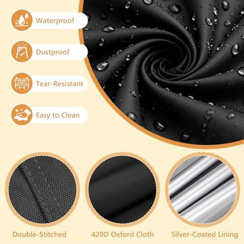 Heavy-Duty 15QT Food Mixer Cover – Waterproof, Dustproof, with Pocket for Storag