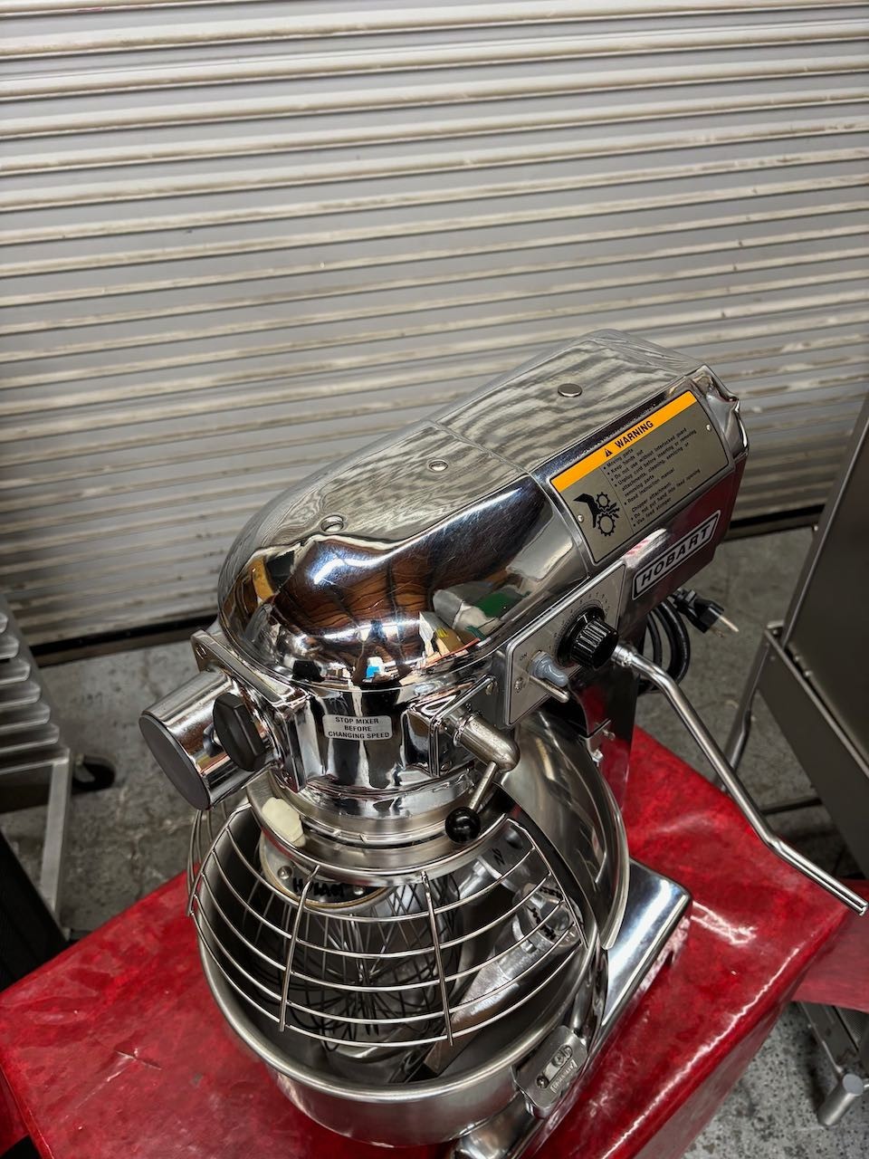 20 Quart Hobart A200DT Mixer 1/2HP 115V Chrome OEM Bowl Guard Safety Cage #5149