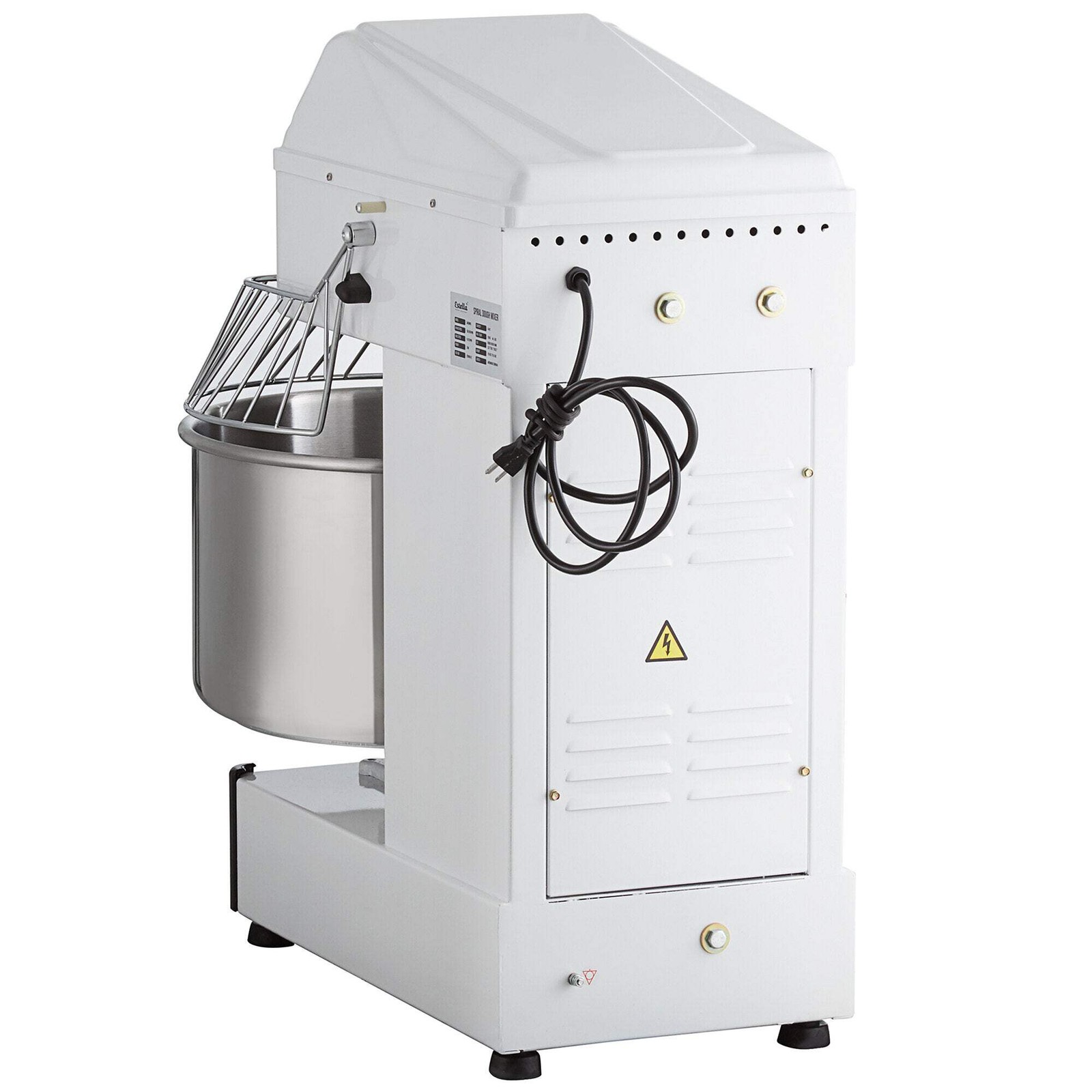 Estella SM50 50 qt. / 75 lb. Two-Speed Spiral Dough Mixer – 240V, 4 HP