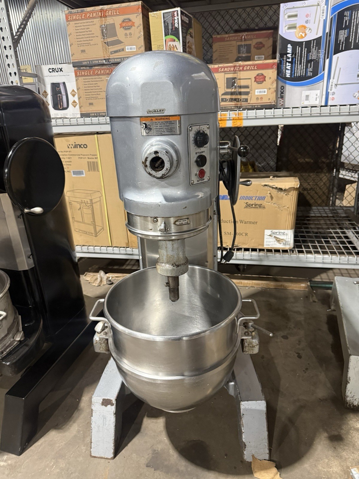 Hobart H-600T Commercial Pizza Dough Mixer 60QT 1ph 2hp 200V