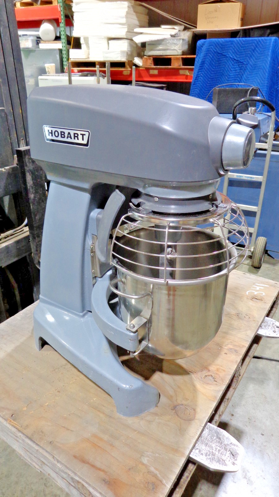 Hobart HL120 12 Quart Commercial Mixer With Bowl Guard & Two Attachments, 1/2 HP