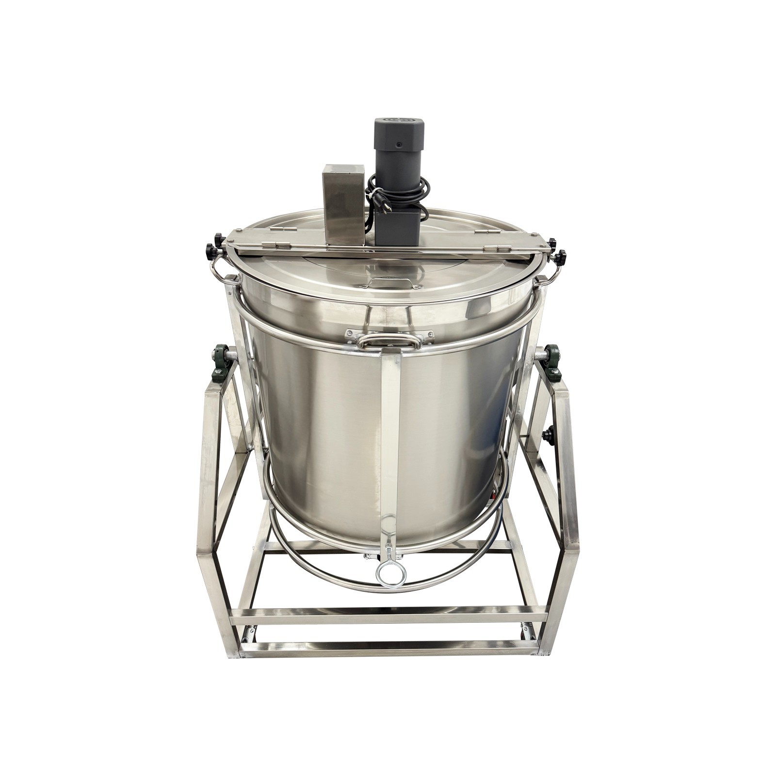 110V 98L Food Stirring Pot Hand Tilt Natural Gas and Electric Stirrer Mixer 500W