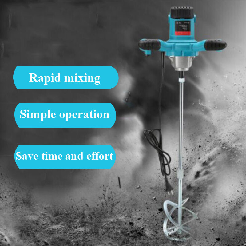 Handheld Multipurpose Industrial Putty Agitator Paint Mixer Meat Stirrer 6-speed