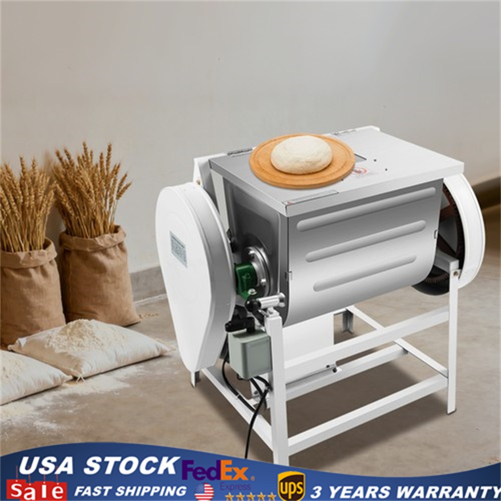 110V Dough Mixer Machine 30 QT 15KG Commercial Electric Flour Mixing Mixer