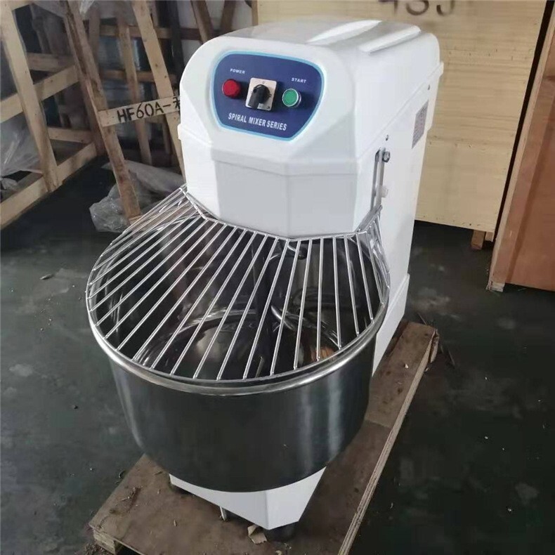 PreAsion® 220V Electric Spiral Dough Mixer 60QT Commercial Flour Mixer Machine
