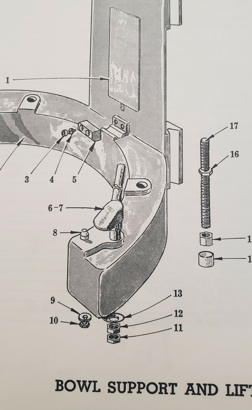 Hobart Mixer H600 60qt Stud Bowl Locating 24331 New 3.75 long style H600,, 1pin