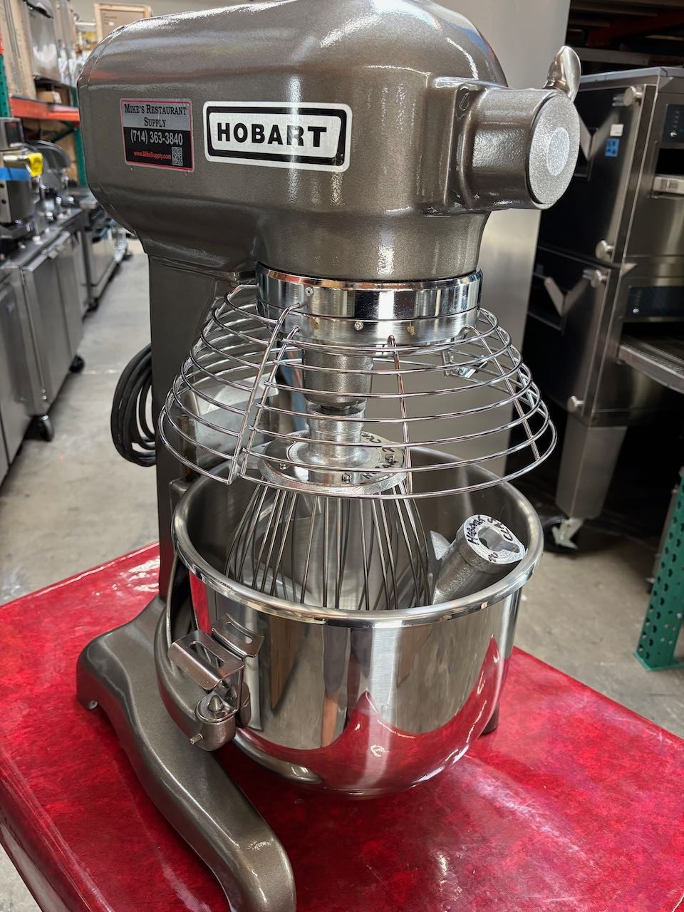 20 Quart Mixer Hobart A-200T NEW Bowl & 3 Attachments W/ Safety Cage Guard 120V