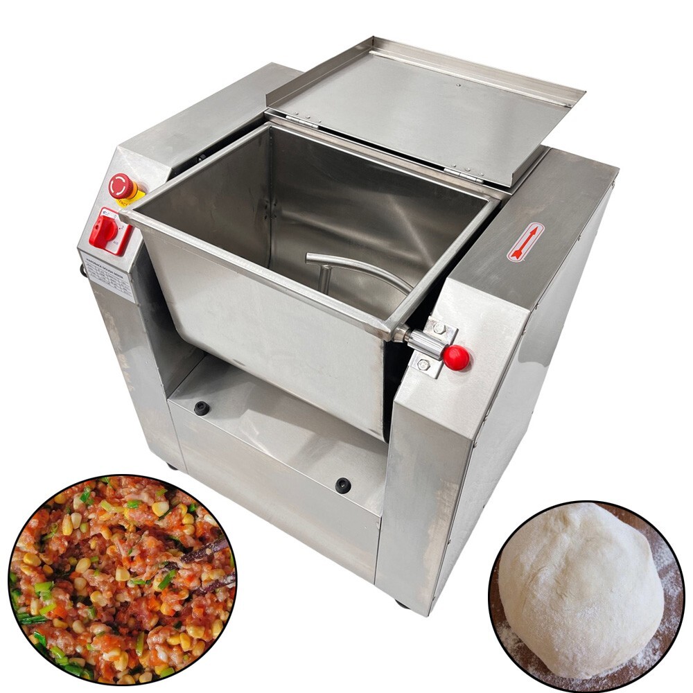 25qt Commercial Flour Dough Mixer Dough Maker Kneading Machine Mixing Agitater