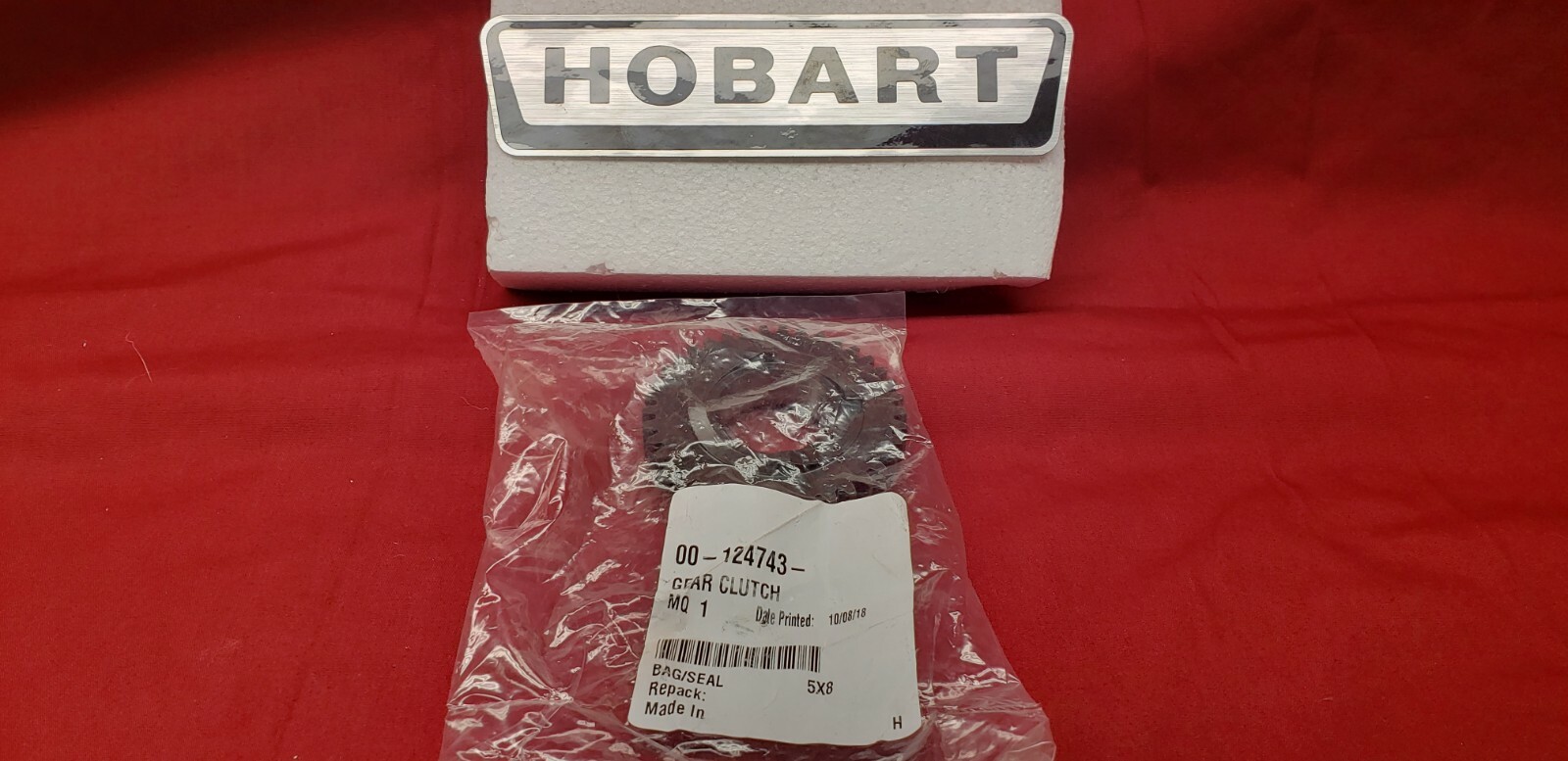 Hobart D300 Lower Gear Clutch P/N 00-124743 (38 Tooth) Hobart 30 Qt Mixer Part