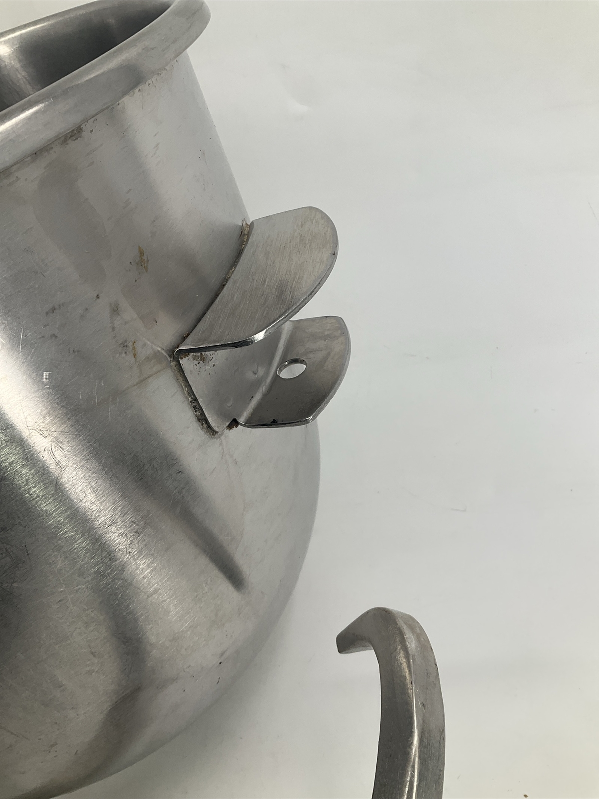 Industrial 30 Qt Stainless Steel Mixing Bowl Hobart? Dough Hook 15.25″ X 14.5″
