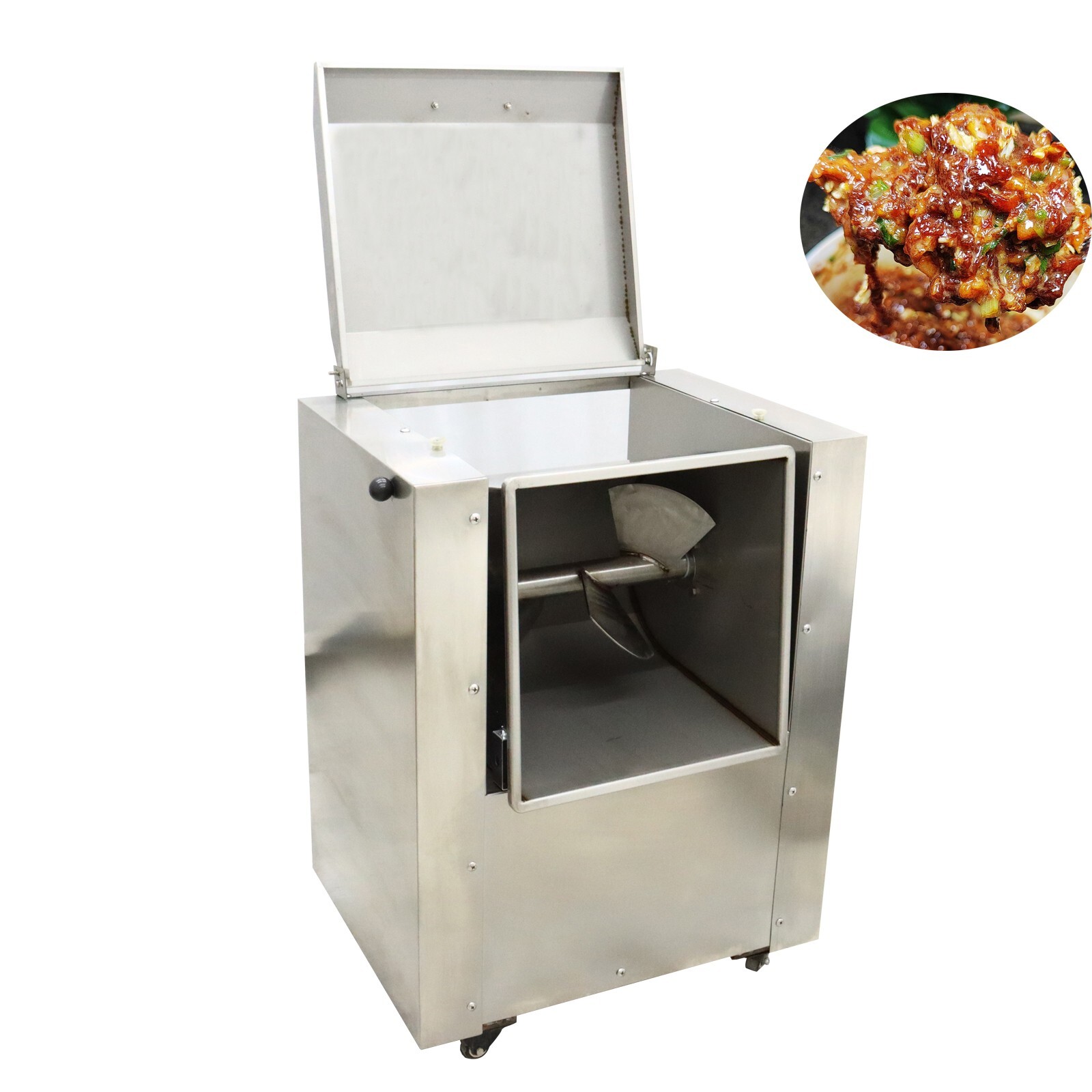 Electric Tilt Tank Meat Mixer Blender Stainless Steel Stuffing Machine 40L 2HP