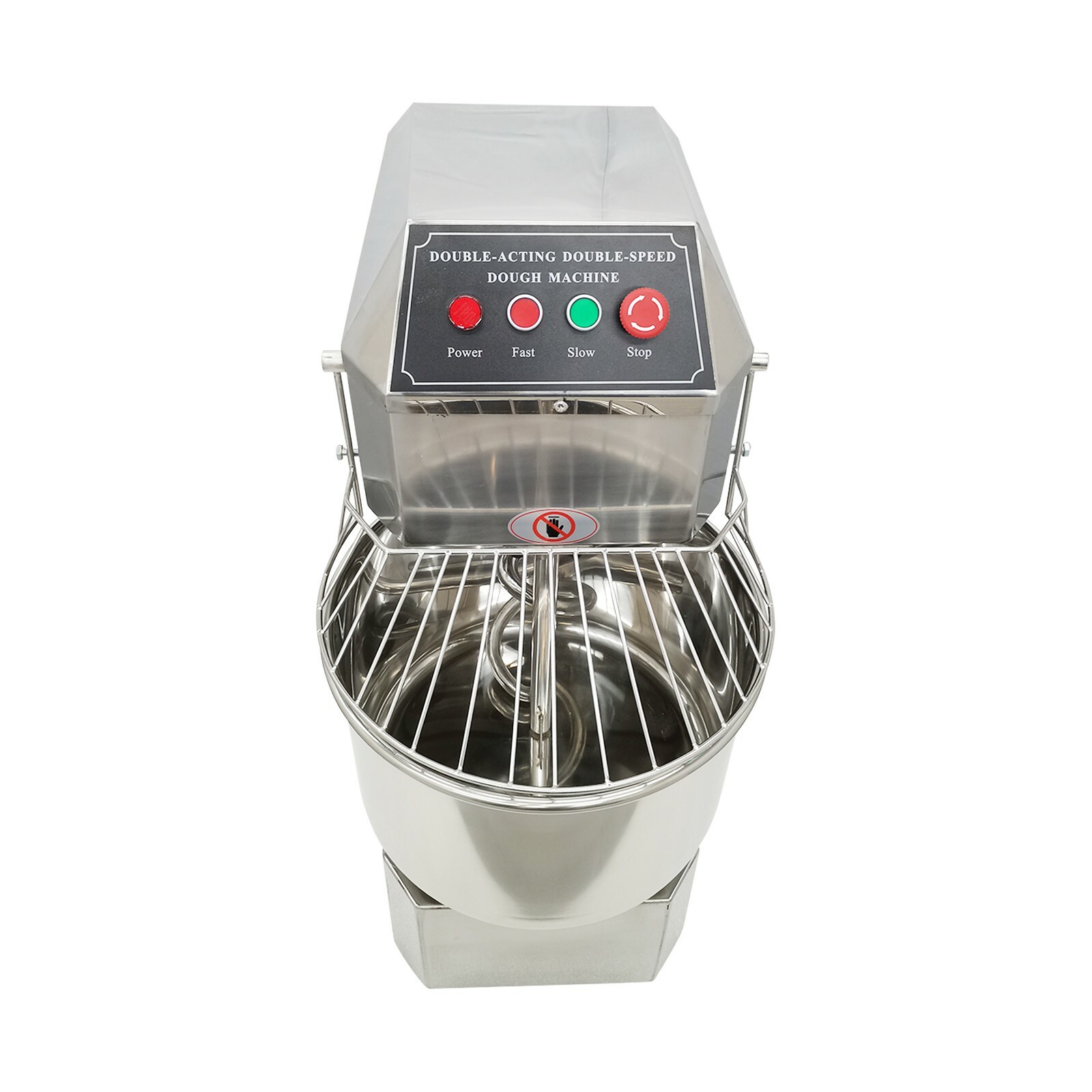 PreAsion Commercial Dough Mixer Stainless Steel Stand Mixer 20 QT Flour Mixer He