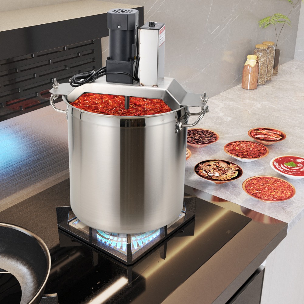 Electric Commercial Food Mixer Jam Stirring Frying Machine Multi Heating Machine