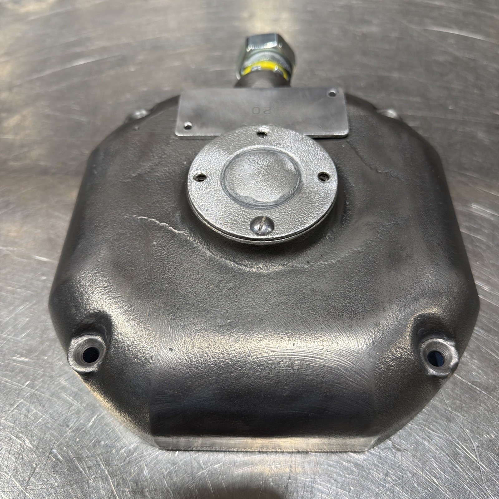 Hobart A200 20 Qt Mixer Back Bearing Bracket Cover-Less Centrifugal Plate