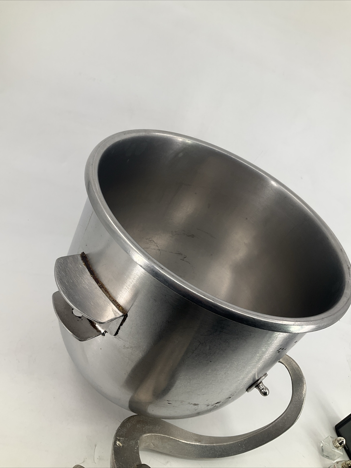 Industrial 30 Qt Stainless Steel Mixing Bowl Hobart? Dough Hook 15.25″ X 14.5″