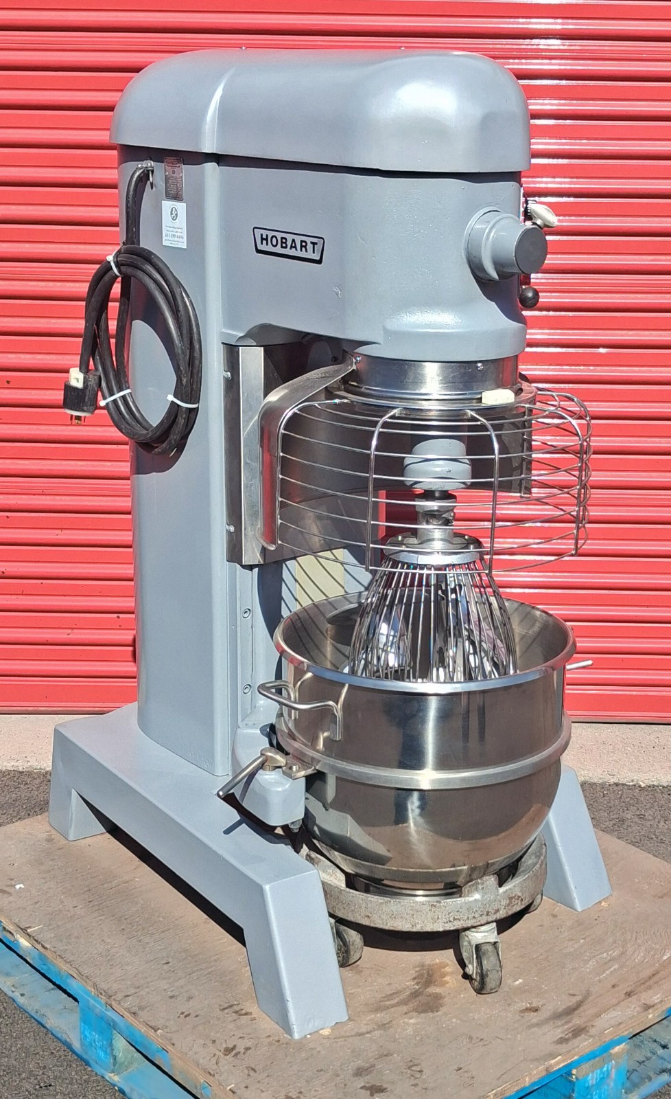HOBART 60QT Dough Mixer Pizza Bakery Donut Mixer Bowl Guard 2 HP🍕🍩🍪🧁😋Mmmm