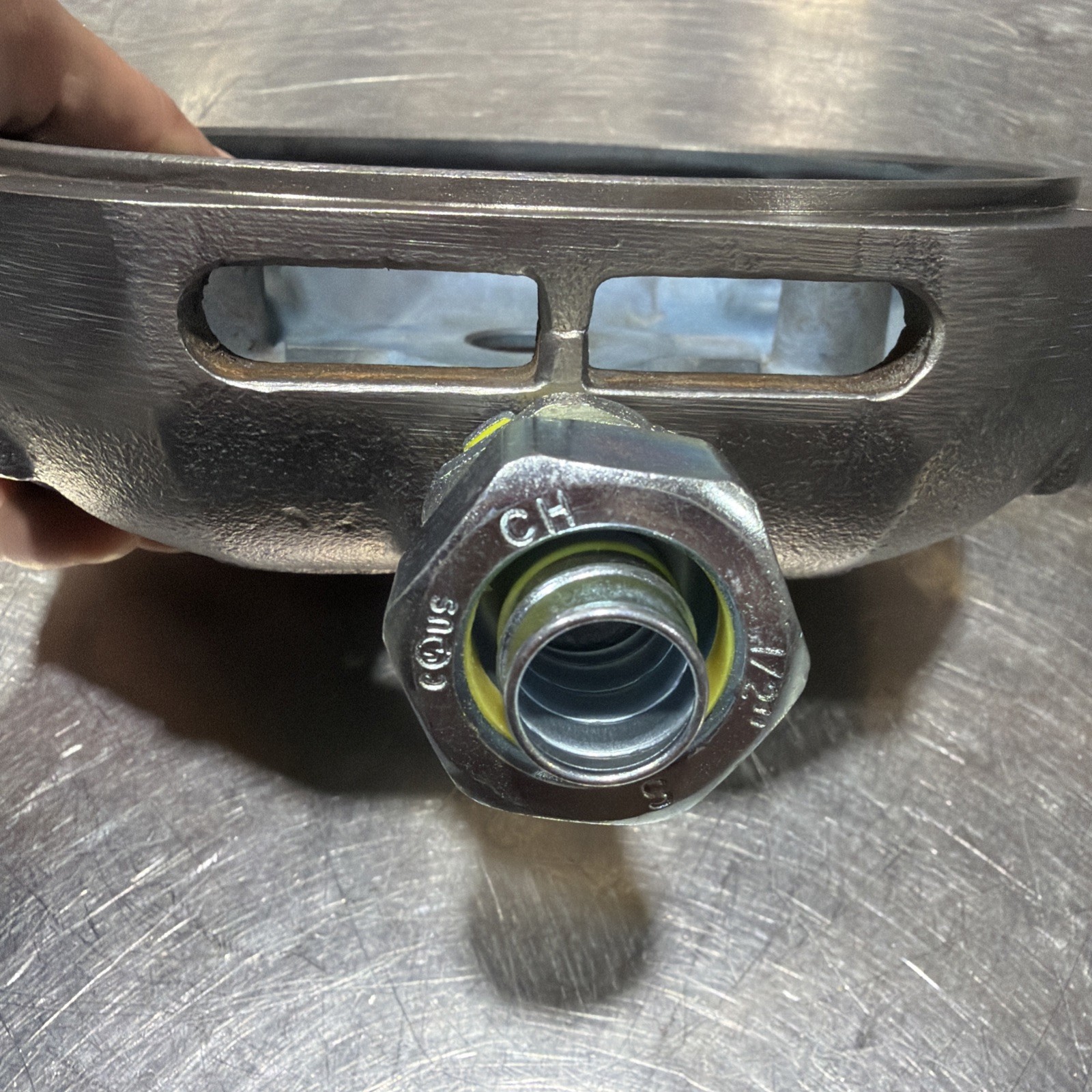 Hobart A200 20 Qt Mixer Back Bearing Bracket Cover-Less Centrifugal Plate