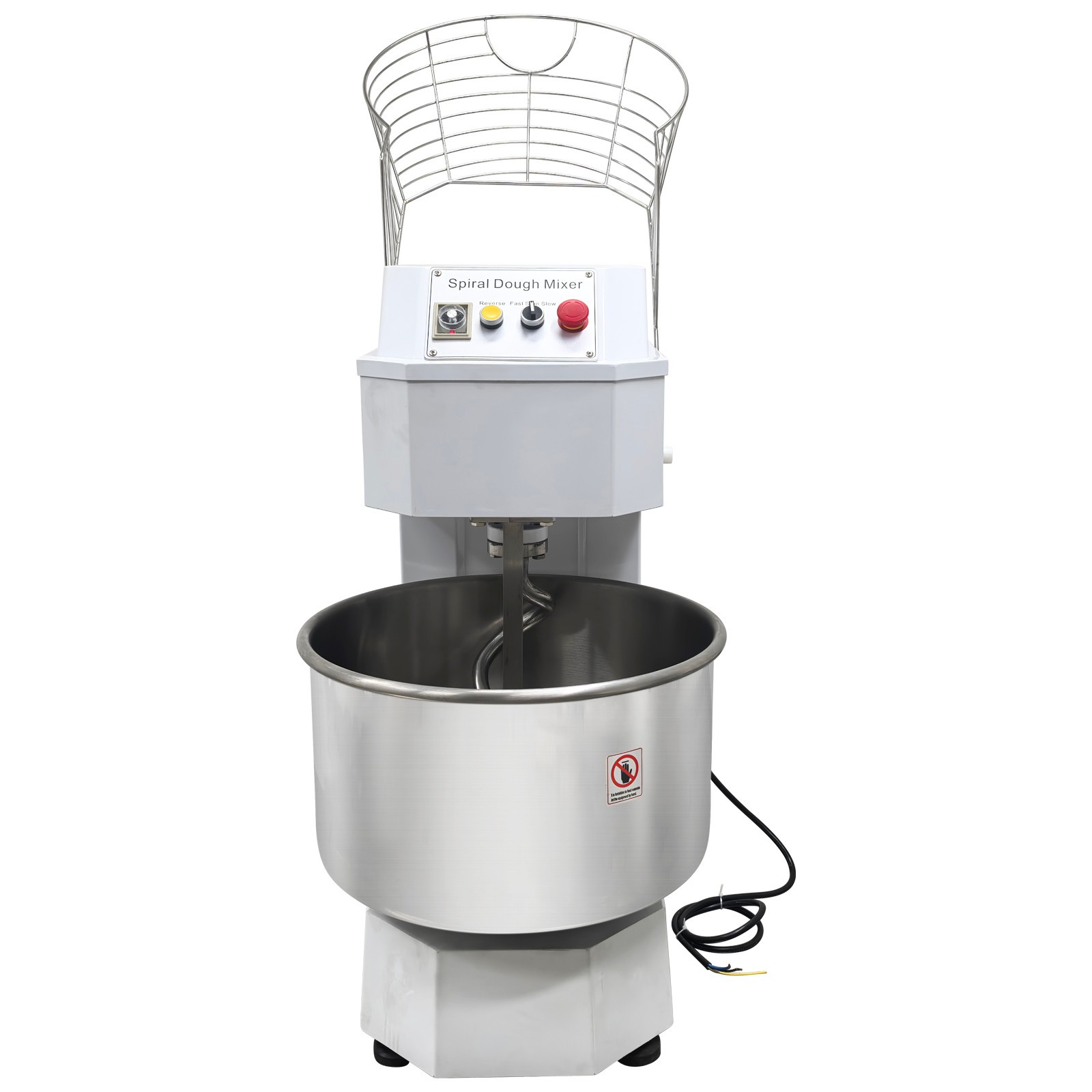 50L Dual-speed Dough Mixer 220V Variable-Frequency Kneading Mixing Machine