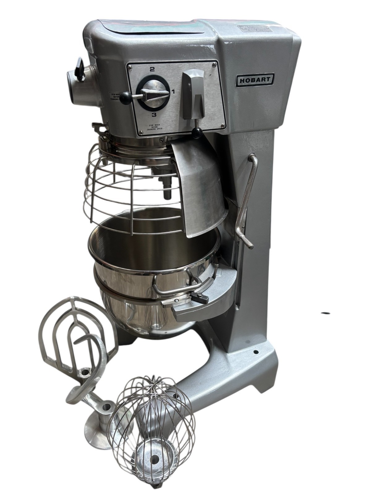 30 Quart Mixer Hobart D-300 208V New Bowl & 3 Attachments Qt Dough OEM USA Guard