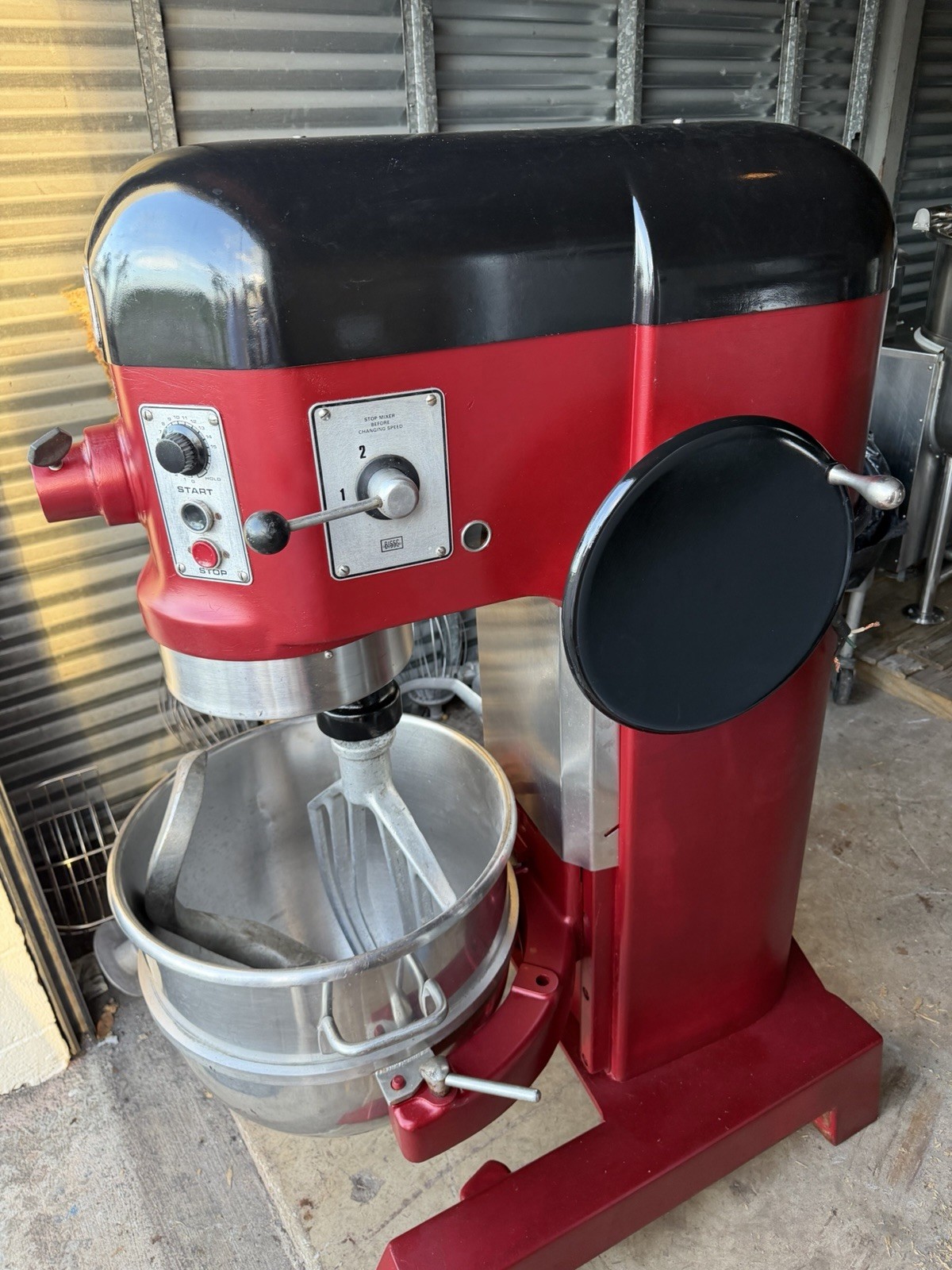 Hobart 60qt Mixer P660 Single Phase Comes W Stainless Steel Bowl And Hook/paddle
