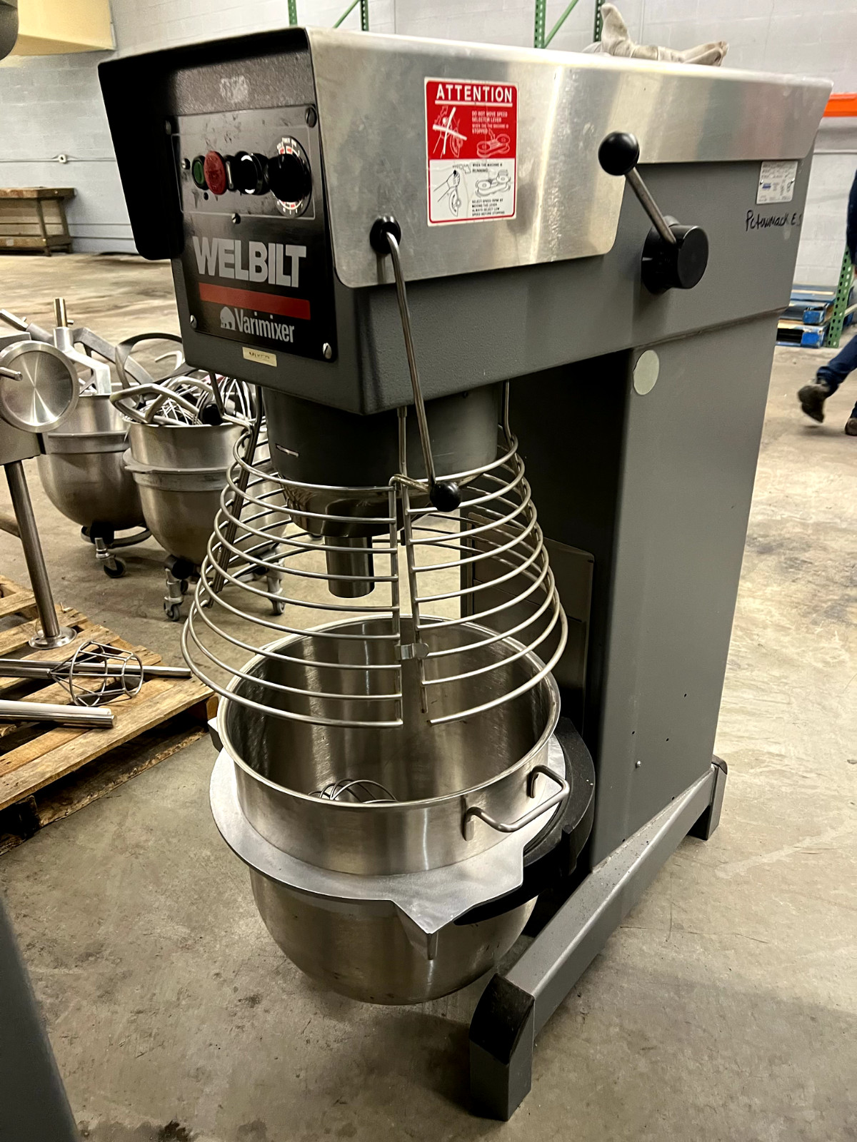 Mixer Varimixer for Bread & Dough W60 60QT & 40 QT Bowl, Beater, Hook & Guard !