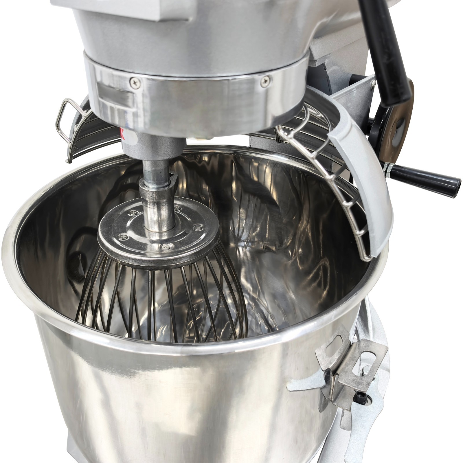 20qt Commercial Dough Mixer 110V 3-Speed Spiral Hook/ Beater Kneading Machine