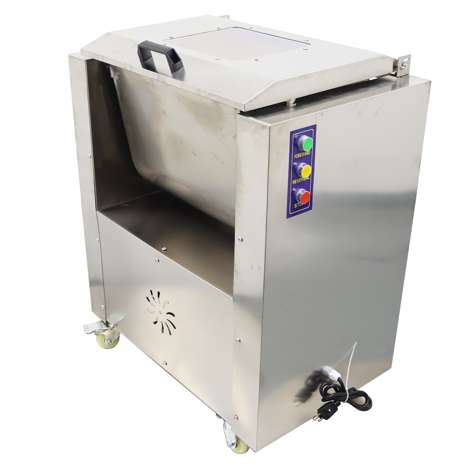 110V 13.2 Gallon 50L Electric Meat Mixer Food Stirrer Sausage Processing Blender