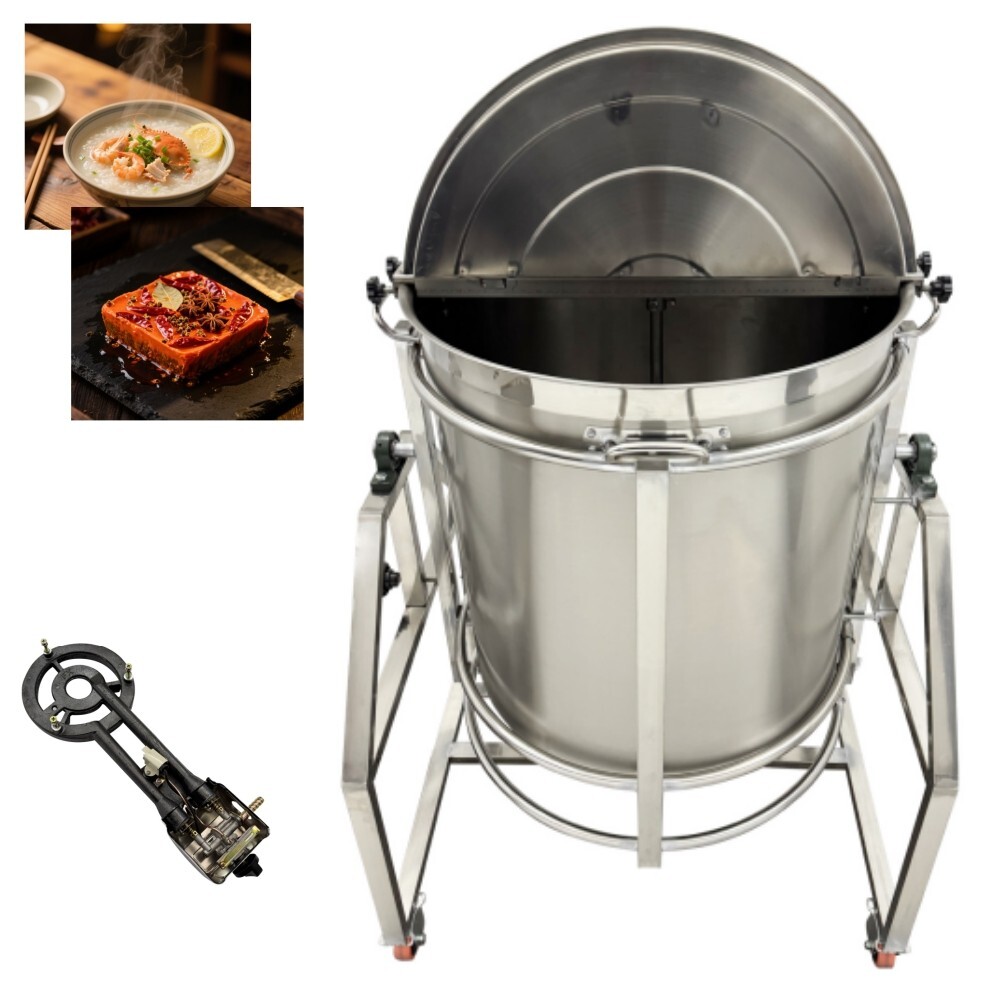 500W 50L Commercial Food Stir-frying Machine Electric Hot Pot Base Mixer 110v