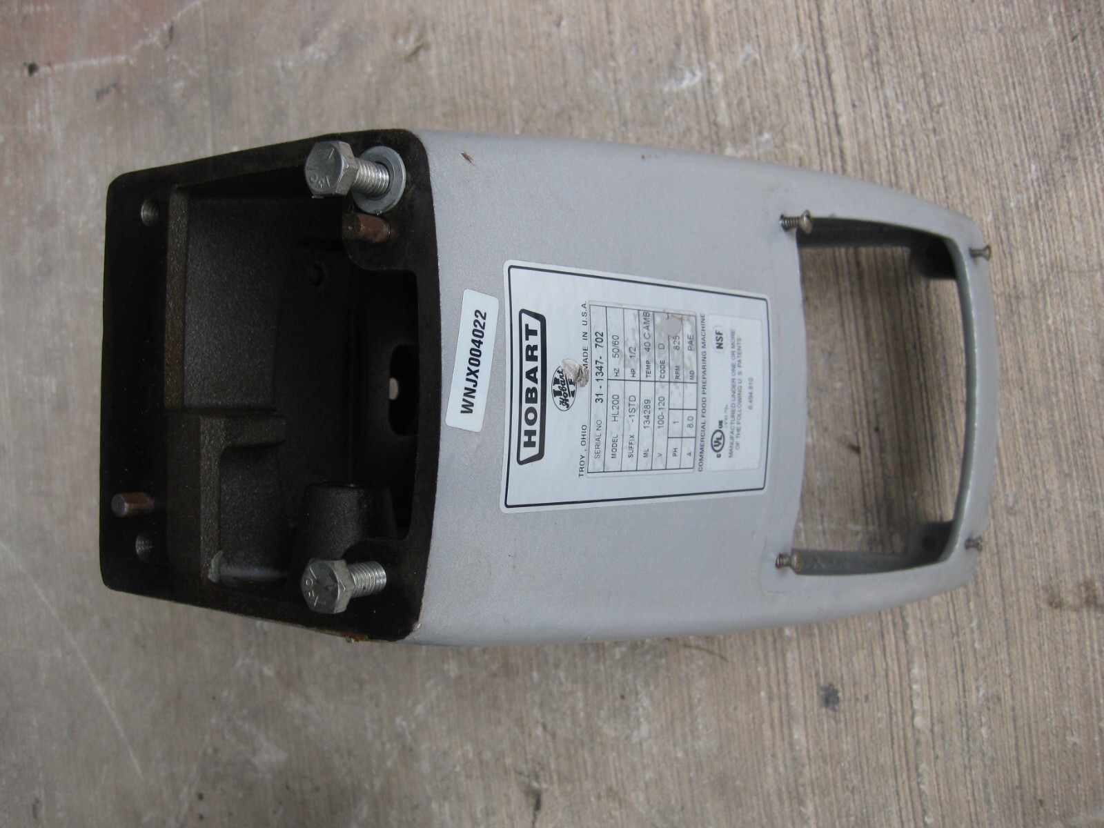 HOBART HL200 COMMERCIAL MIXER Machined Pedestal arm base part 00-874723-0002