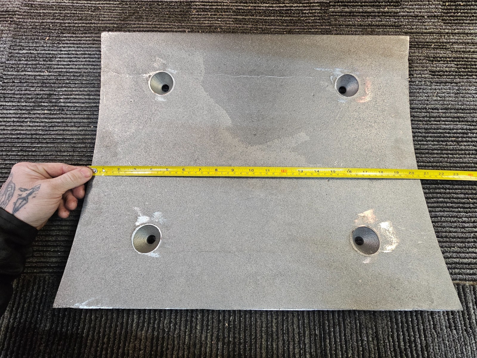 Mixer Systems ZB04351000 20.5″ x 16.5″ Concrete Mixer Wear Part Liner