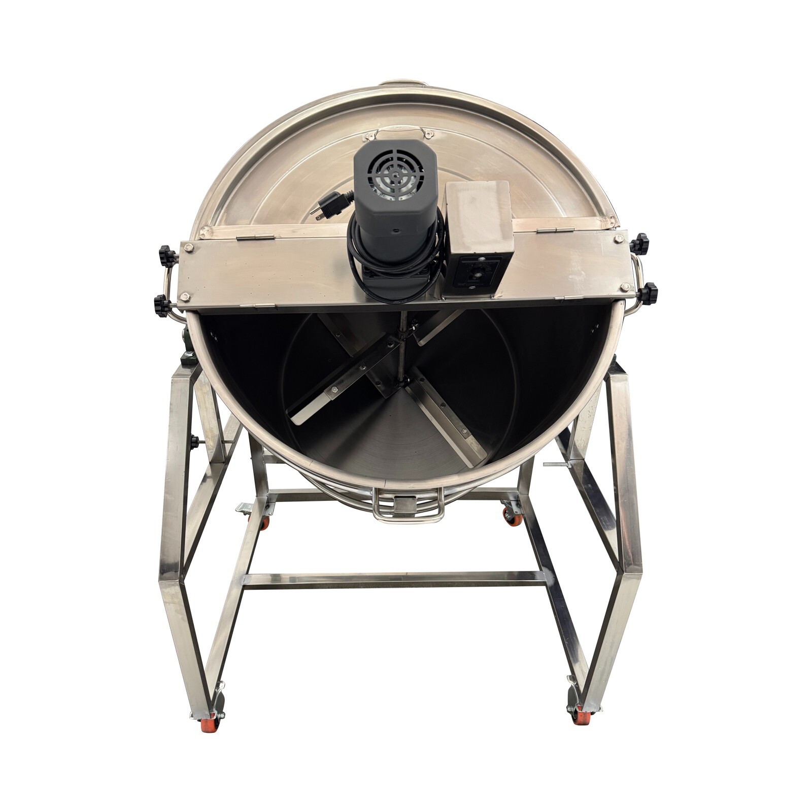 110V 240L Commercial LPG Soup, Porridge Cooking Machine with Electric Stirrer