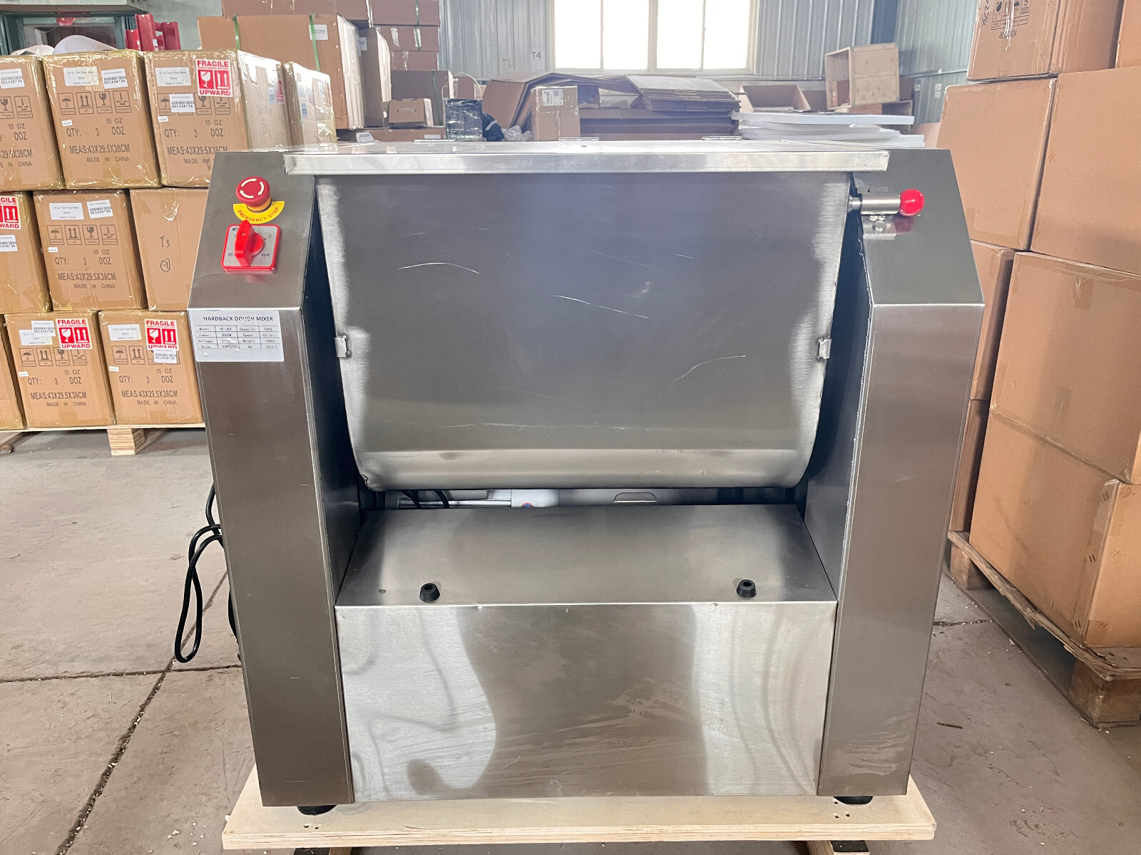 110V 110 lbs/50 KG Commercial Dough Mixer Machine Electric Flour Mixer with Bowl