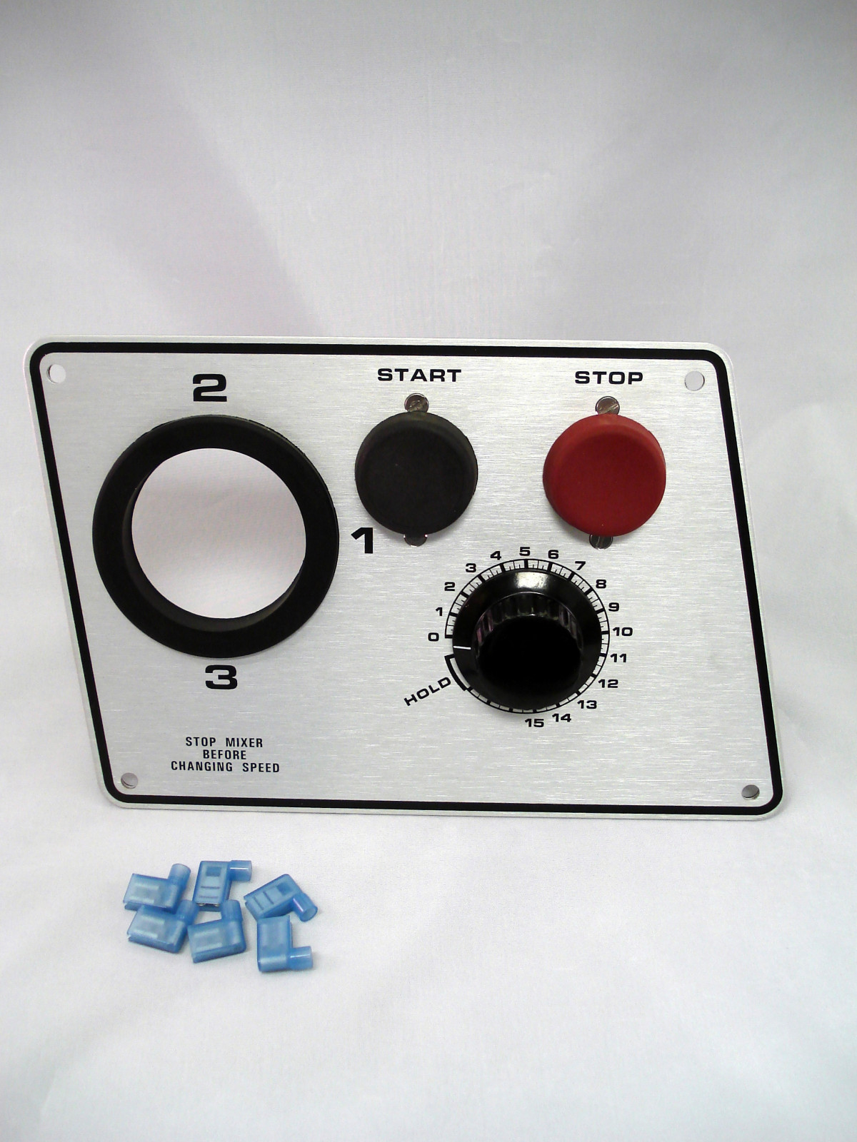 Hobart mixer (Etched) switch & timer with shifter plate part. H600T & L800T